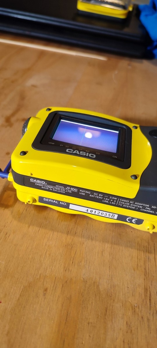 CASIO ポータブルテレビ　JY-10 KOOLモデル CASIO ポータブルテレビ JY-10 KOOLモデル Casio JY 10 analogue