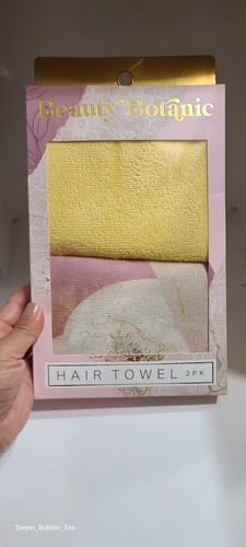 Beauty Botanic Hair Towel 2 Pk - 第 1/4 張圖片