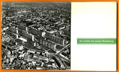 Hamburg Downtown Architecture Suburbs 12 Original Photo Aerial Photos Binder 1976