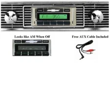 1956 Bel Air, Two Ten, One Fifty,  Nomad Radio  Free AUX Cable   Stereo 230