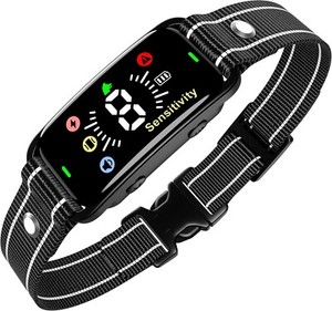 Anti Bark Harmless Shock Dog Collar Stop Barking Pet Training Collar Waterproof