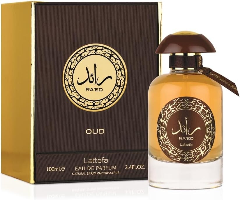 Ra'ed Oud Perfume By Lattafa Eau De Parfum Spray 3.4 oz/100 ml For Unisex Sealed