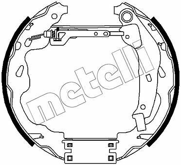 Mâchoires de frein Citroën C1 II 1.0 VTi garniture haute résistance thermique