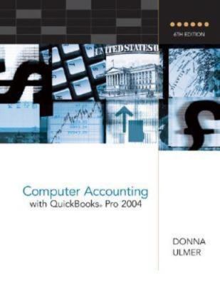 Computer Accounting with QuickBooks Pro 2004, Kay, Donna, Acceptable Book