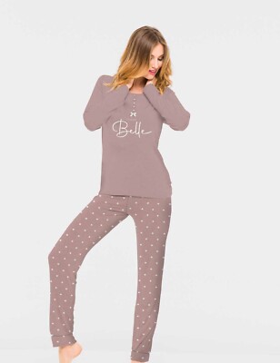 Pigiama Donna Manica Lunga 