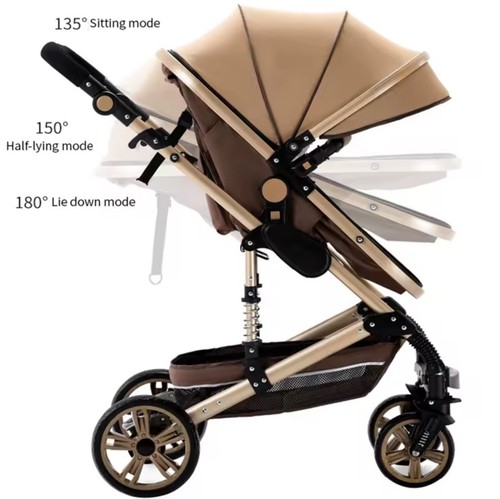 All-In-One Baby Stroller Travel System Pram Light 4 Wheel Strollers for - Picture 3 of 23
