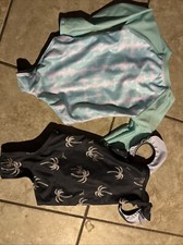 Lot Of 2- Baby Girl 18 mos Bathing Suit Swim Pool Summer One Piece Suits