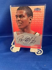 1999-00 Fleer Focus Fresh Ink Hawks Basketball Card #17 Roshown McLeod Auto