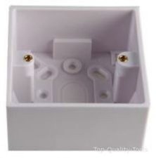 Volex VX9405 Plastic Back Box, 1 Gangs, 85 x 85 x 42mm