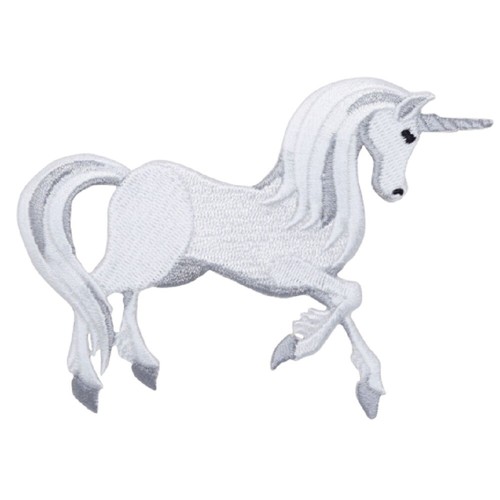 Unicorn Applique Patch - Fantasy Embroidered Badge 3.75" (Iron On) - Picture 2 of 2