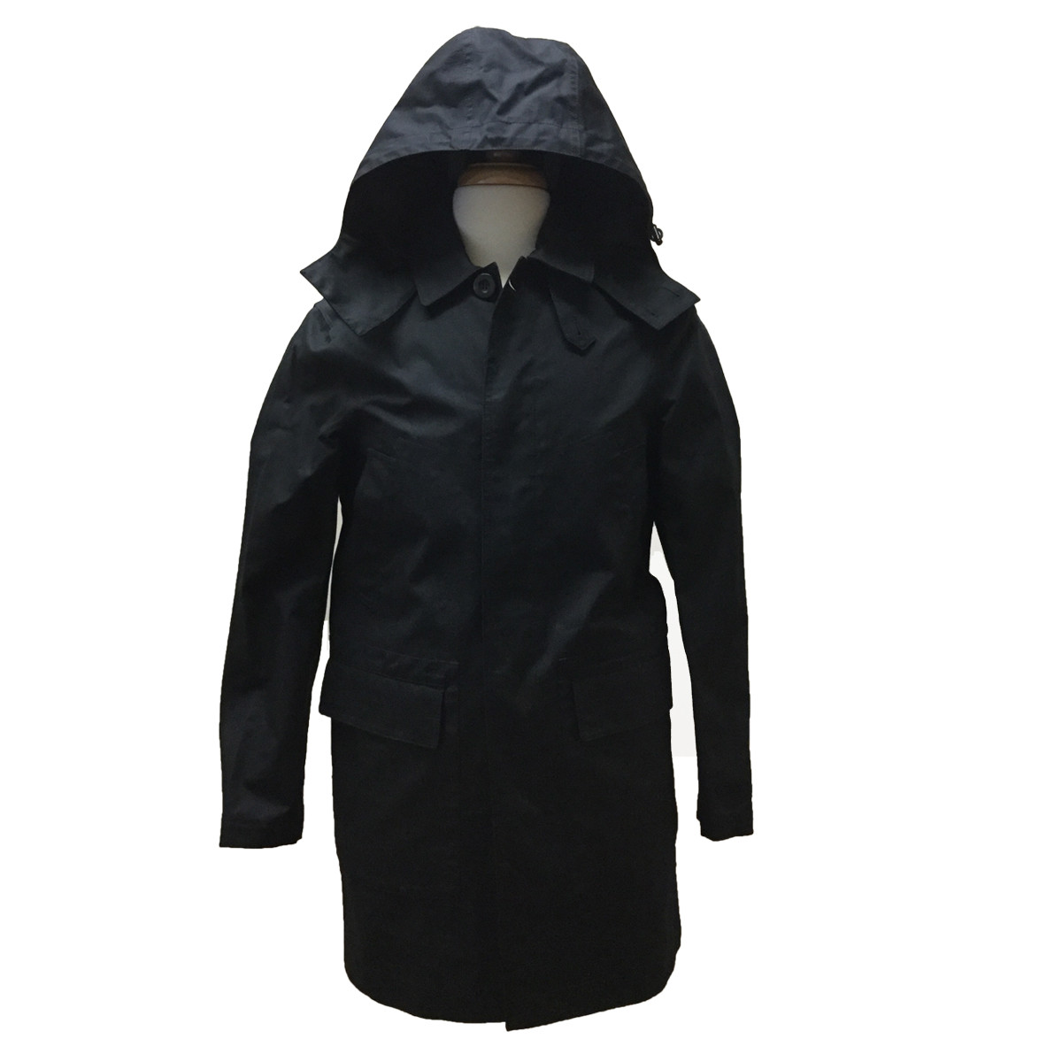 Coach 83398 Men's Long Signature Bonded Mac Raincoat Coach 83398 Men's Long Signature Bonded Mac Raincoat