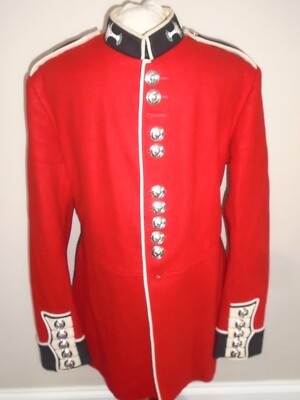 WELSH GUARDS HERREN ROTE JACKE BRUSTUMFANG CA. 104 CM 41 ZOLL HÖHE 182 CM 6 FUSS