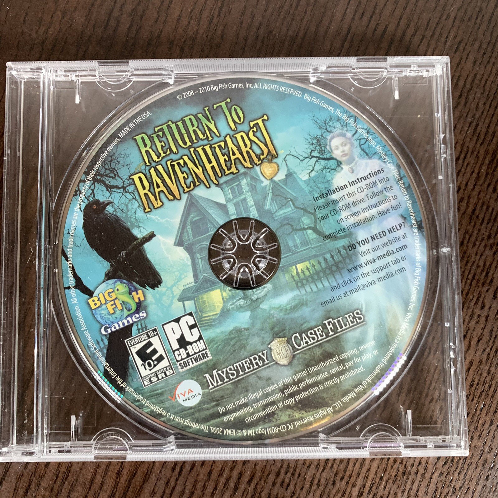 Mystery Case Files Return To Ravenhearst PC CD Rom Game Software 2008  838639005925 | eBay