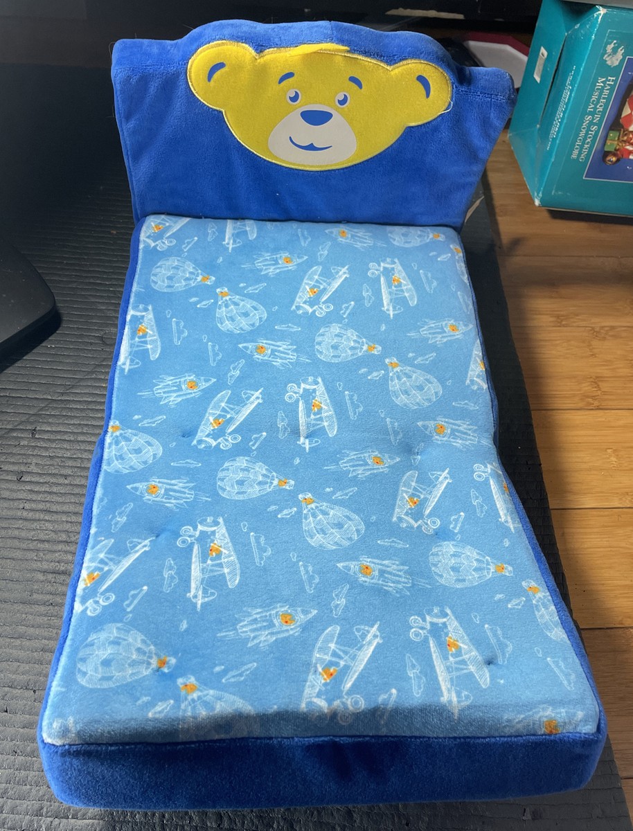 Build A Bear Sofa Chair Bed Pull Out Blue | eBay
