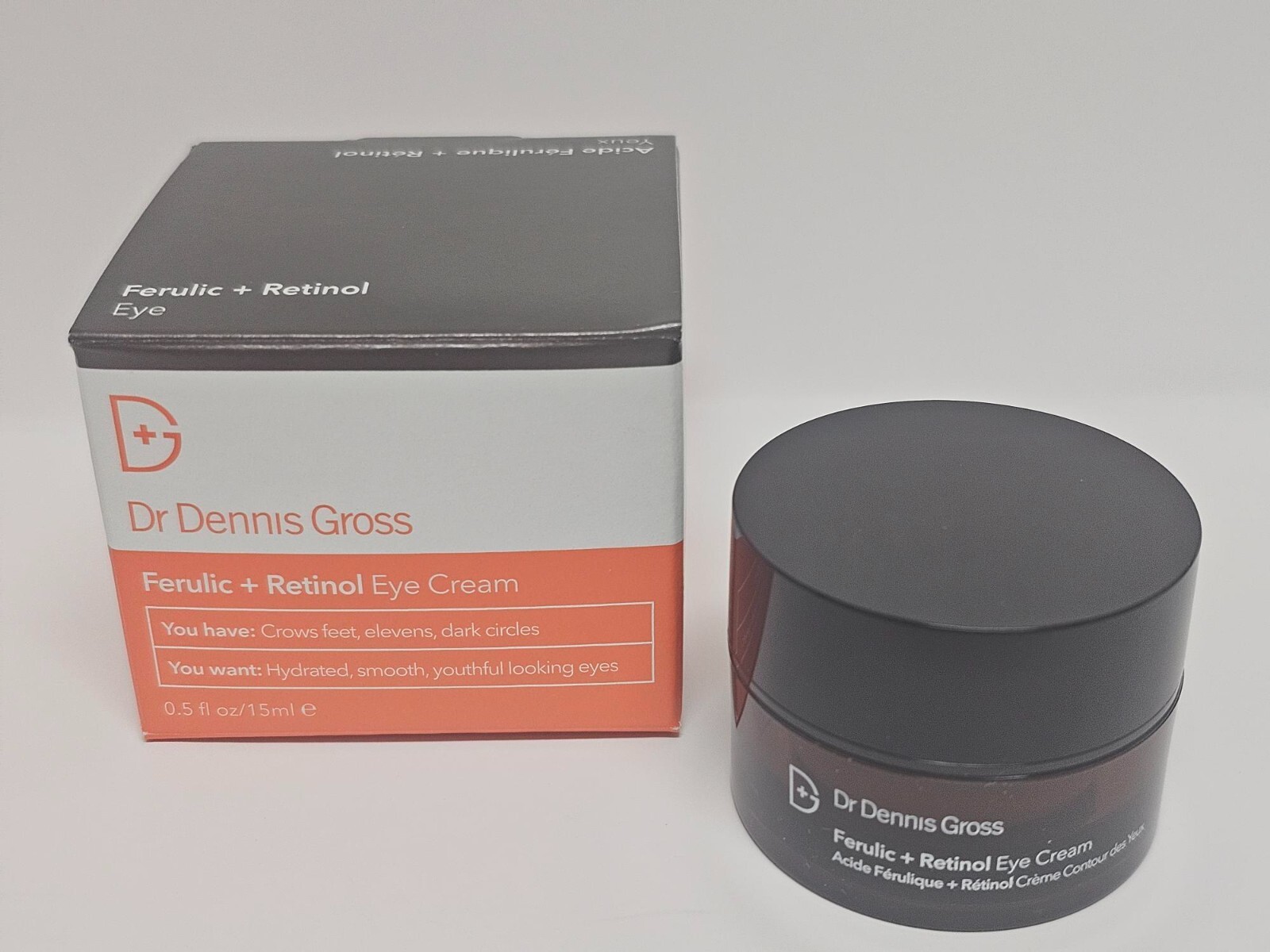 Dr. Dennis Gross Original Retinol+Ferulic eye cream full siz