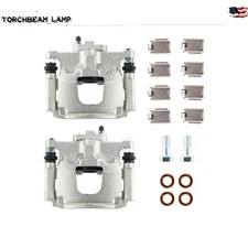 2pcs Brake Rear Calipers Pair Kit For 2018 Jeep Wrangler JK Unlimited 3.6L