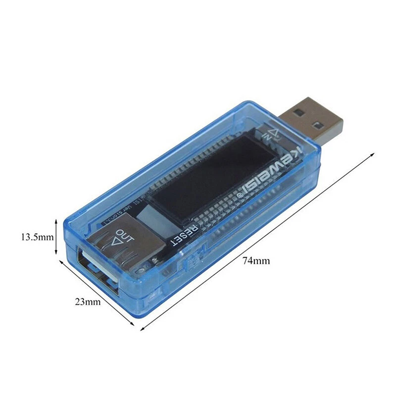 USB 5V 9V 12V 20V QC 2.0 3.0 OLED Strom Spannungsprüfer  USB Ladegerät Voltmeter - Bild 4 von 4