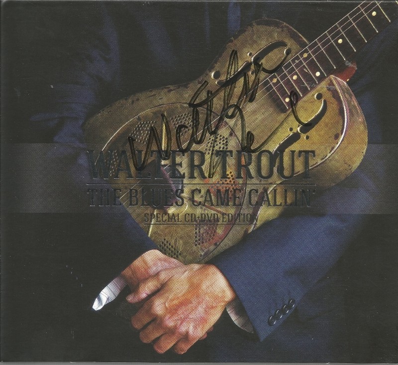 Blues Came Callin' * by Walter Trout (CD/DVD, 2000, Provogue) Original Signed