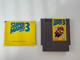 Super Mario Bros. 3 f&uuml;r NES mit H&uuml;lle und Anleitung