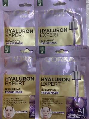 L'Oréal Paris Hyaluron Specialist Tissue Maske – Intensive Feuchtigkeitspflege Als Einweg-Gesichtsmaske