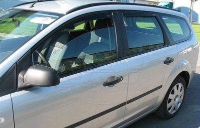 HEKO Windabweiser Für Ford Focus 2 (3-türig, 2004–2010) – 2-tlg. Set Getönt & Waschstrahlenfest