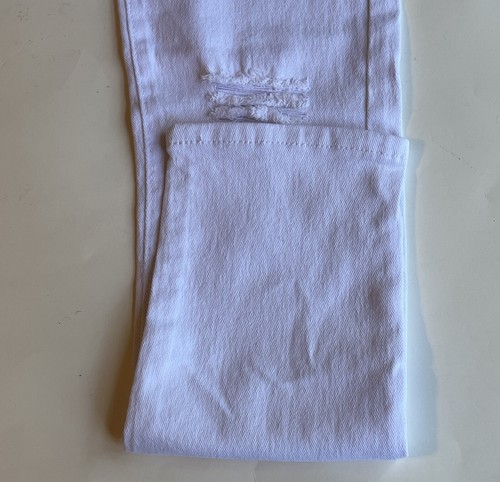 Boy's 14 Skinny Jeans White Ripped Distressed Stretch Slim Pants 29x28 - Picture 4 of 8
