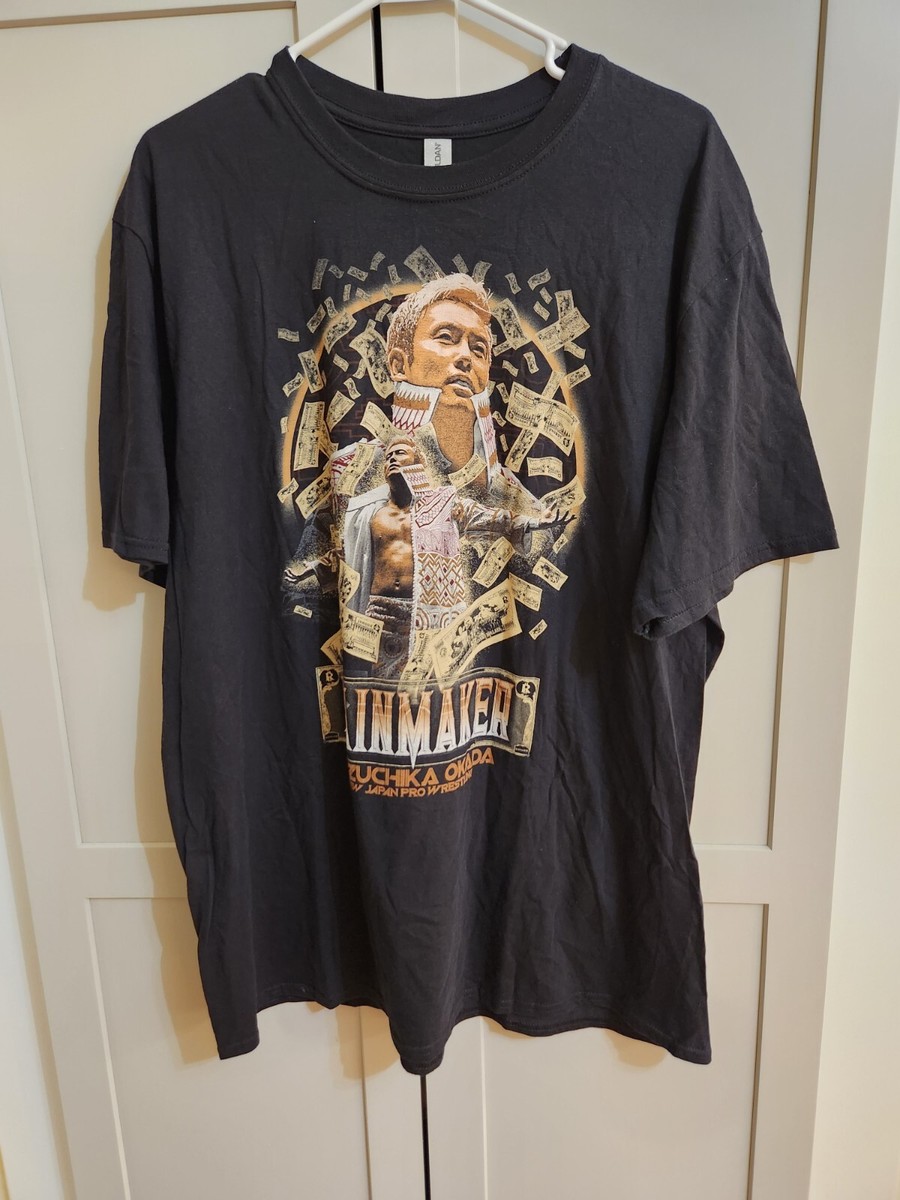 RAINMAKER black t shirt 2XL Kazuchika Okada New Japan Pro RAINMAKER black t shirt 2XL Kazuchika Okada New Japan Pro