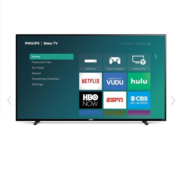 Philips 55PFL5756/F7 55" 4K UHD Roku LED TV for sale online eBay