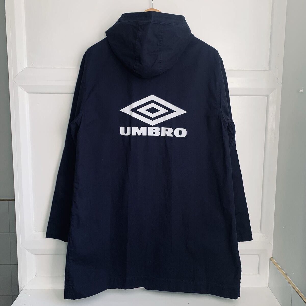 Umbro Drill Parka Mens Large Navy Blue 90s Maine Road Liam Umbro Drill Parka Mens Large Navy Blue 90s Maine Road Liam