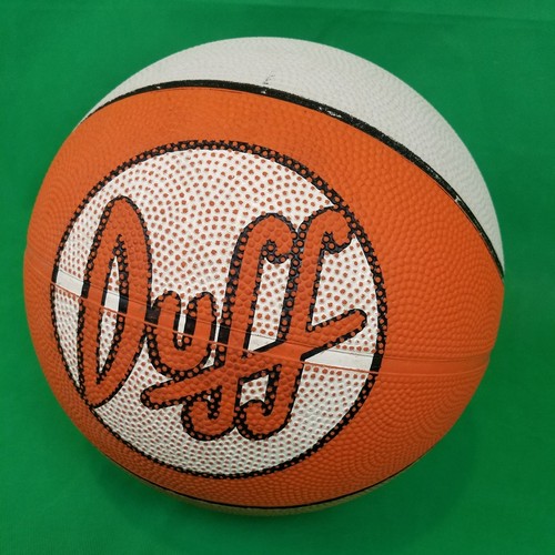 the simpsons basketball duff beer universal studios orange white