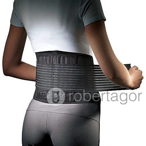 FASCIA ELASTICA LOMBARE SUPPORTO LOMBARE PER SCHIENA RENI TUTORE CON SOSTEGNO - Image 2 of 2
