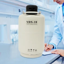 10L Liquid Nitrogen Tank Nitrogen Cryogenic Container Liquid Nitrogen Container