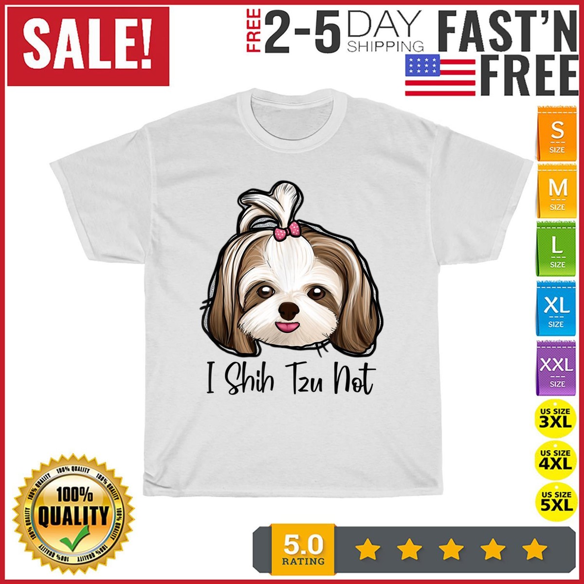 I Shih Tzu Not Funny Shih Tzu Mom Dog Lovers Mothers Day T