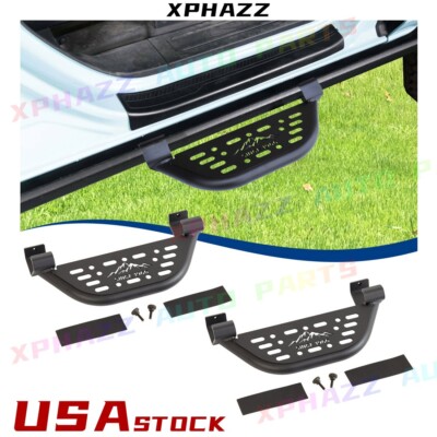 2PCS Side Steps For Ford Bronco 2021-2024 with OEM Rock Rail EZ-Step