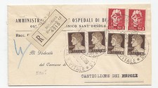 J333-Luogotenenza-Piego Racc. From Bologna To Castiglione Dei Pepoli 1945