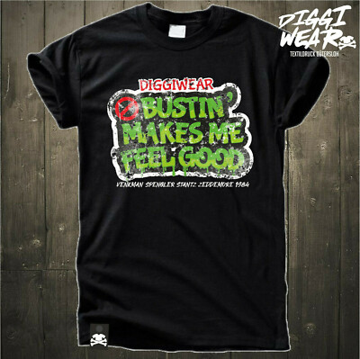 BUSTIN MAKES ME FEEL GOOD | x GHOSTBUSTERS | MARSHMALLOW DIGGIWEAR SHIRT S-5XL