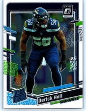 2023 Donruss Optic #291 Derick Hall RC Rated Rookie