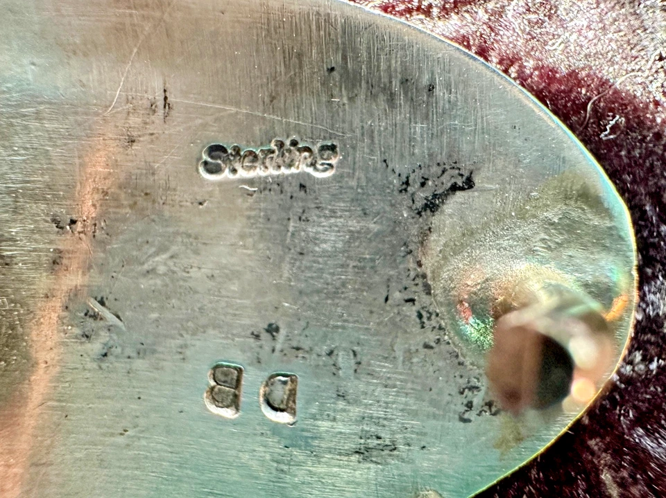 Cinturón Concho Dean Brown Sterling Navajo Slim 39" Años 40 Foto 4 de 4