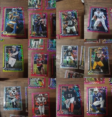 X-fractor Parallels, 2025 Chrome Football Pick Your Card & Complete Topps