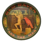 Vintage RED RAVEN Beer Tray / Advertising / Sign /