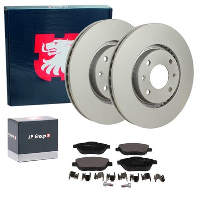 JP BREMSSCHEIBEN 283mm + BELÄGE VORNE passend für OPEL CROSSLAND X