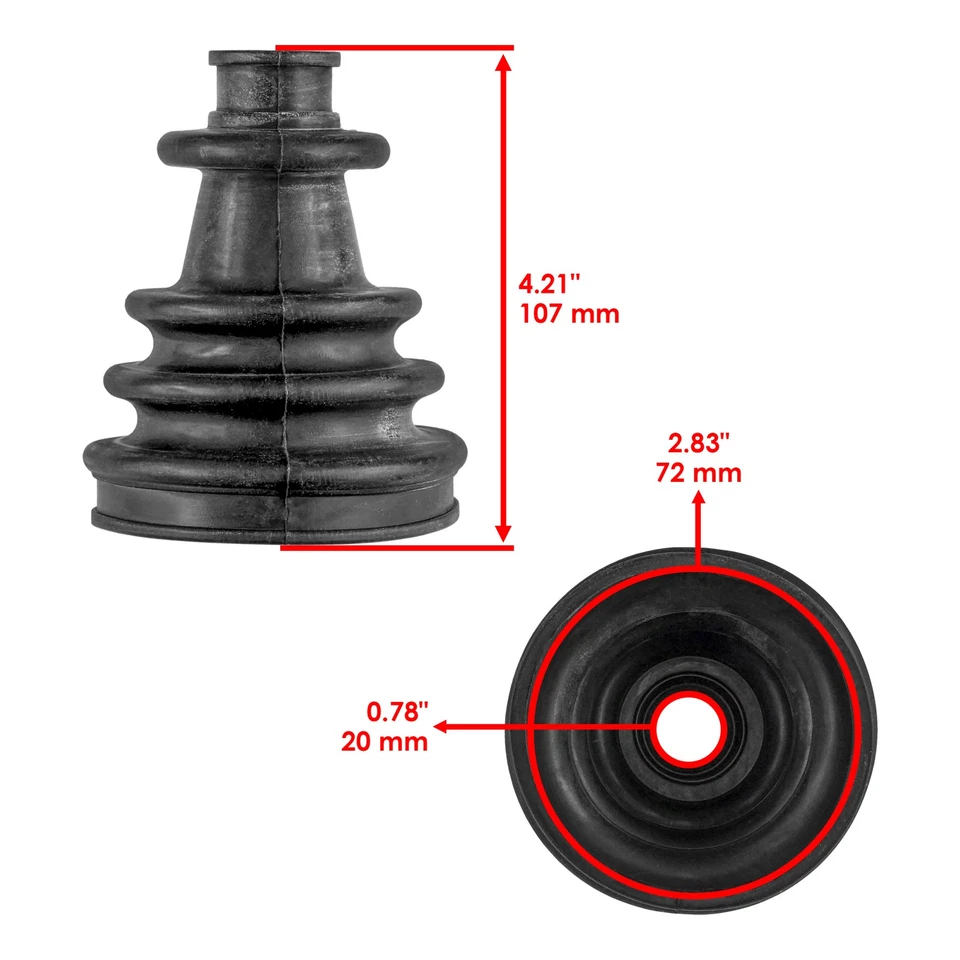 Kit de arranque CV exterior eje delantero para Polaris Scrambler 400 1995 1996 1999 2000 2002 Foto 2 de 4