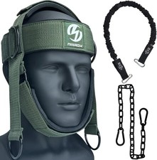 Neck Harness for Increases Neck Core Strength - Neck Exerciser with 30" Heavy Du