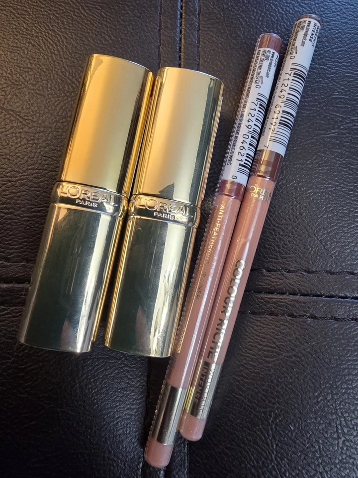 Set L'Oreal Paris Colour Riche Lipcolour 2x and Lip Liner 2x Haul PR NIB Fullsze - Image 2 of 4