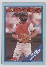 1988 Topps Wax Box Bottom Bob Boone #D 0y59
