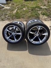 2010-2012 C6 Corvette Grand Sport Oem Speedline Set Of 4 Wheels Chrome 5 Spoke 2010-2012 C6 Corvette Grand Sport Oem Speedline Set Of 4 Wheels Chrome 5 Spoke