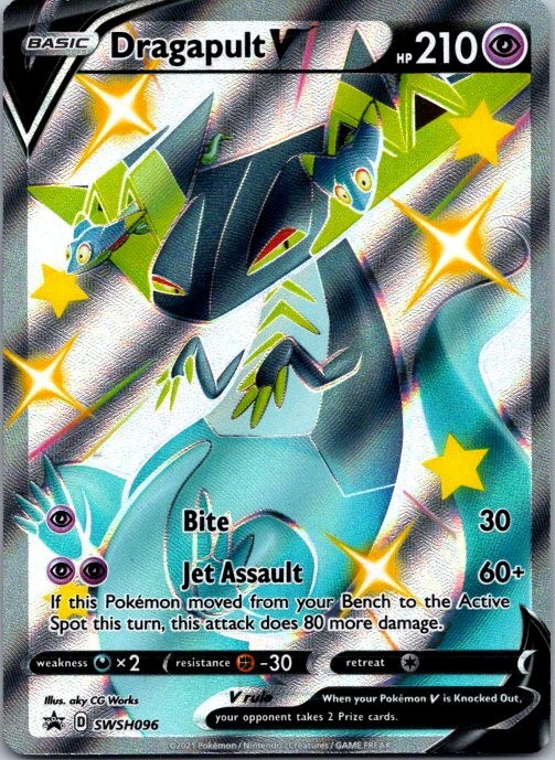 Dragapult V SWSH096 NM SWSH: Sword & Shield Promo Cards