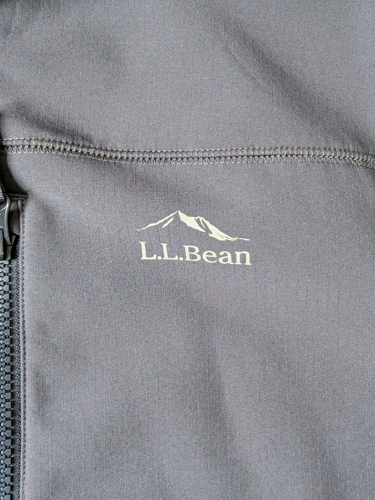 LL Bean Windproof Soft Shell Jacket Mens Medium R… - image 4