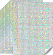 Holographic Silver Cardstock Paper 20 Sheets 8.5x11 92lb Craft Paper