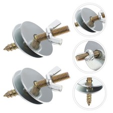 24 Sets Cage Retaining Screws Metal for Birdcage  s Perch Kit Accessory